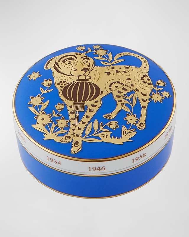 Large Round Box, Dog